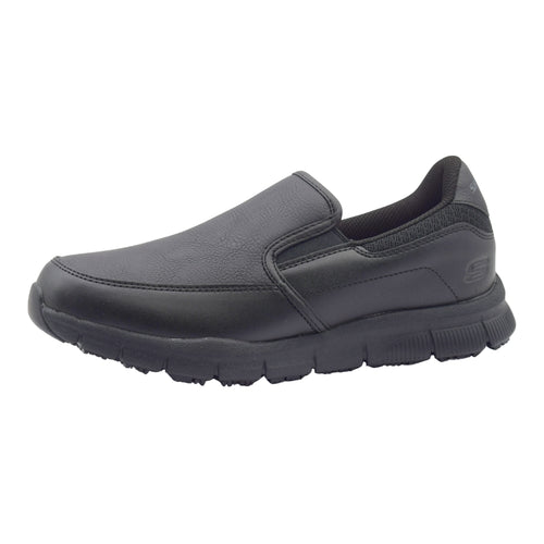 Zapatillas de Trabajo Skechers Squad SR Antideslizantes - Color Negro