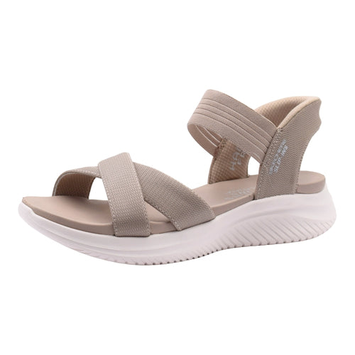 Sandalias Skechers Hands Free Slip-ins Ultra Flex 3.0 - Color Taupe
