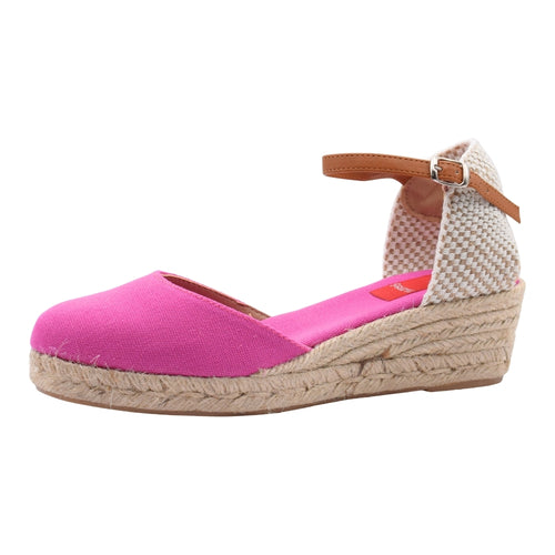 Sandalias de Esparto Buganvilla con Plataforma de 3 Cuerdas