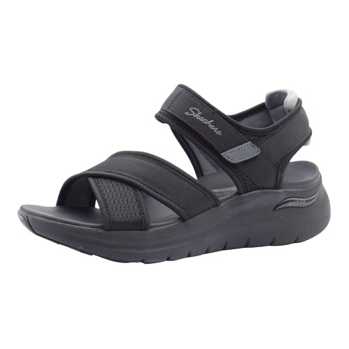 Sandalias Skechers Arch Fit con Soporte de Arco Certificado - Color Negro