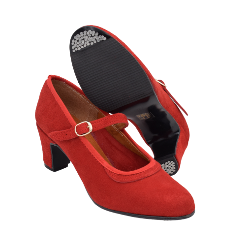 Zapatos De Tacón De Mujer OTRAS MARCAS ZAPATOS DE BAILE FLAMENCO ANTELINA  CORD ROJO